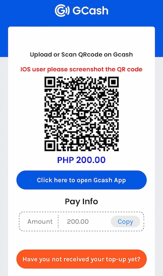 Step 5: Open your GCash app and scan the QR code to pay.